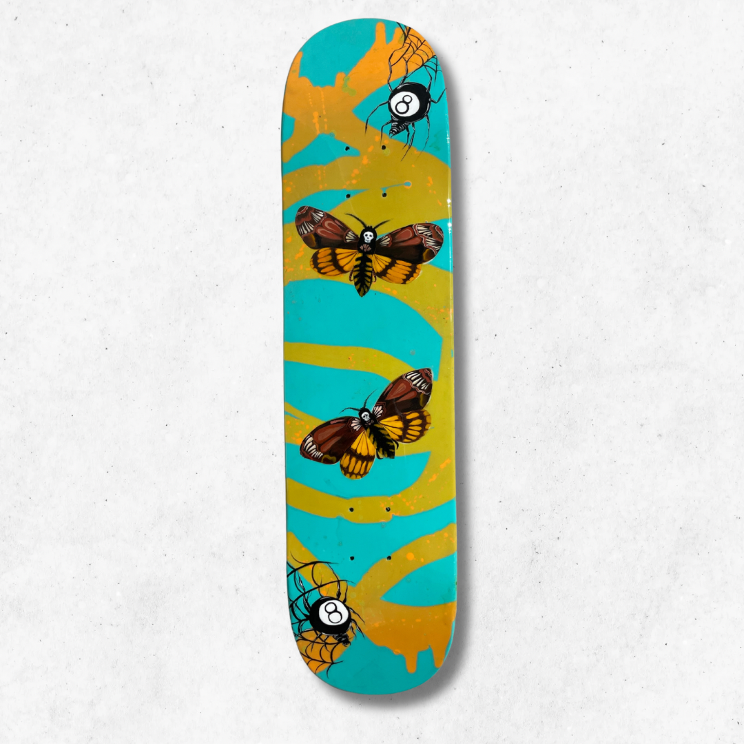 Death Moth Skateboard | Wall Art