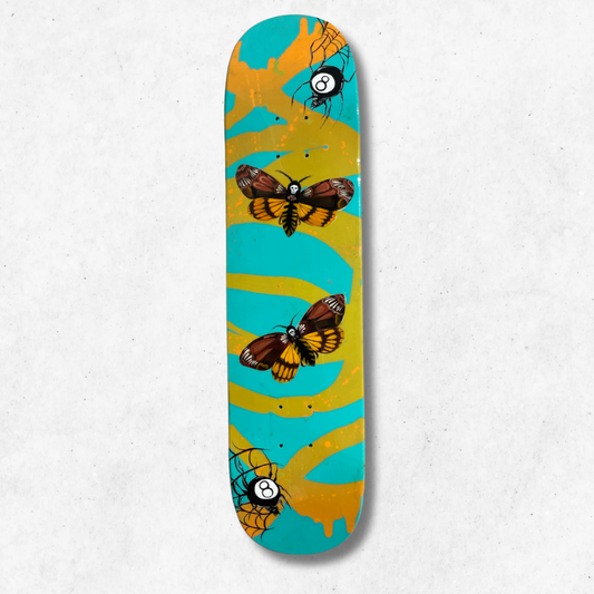 Death Moth Skateboard | Wall Art