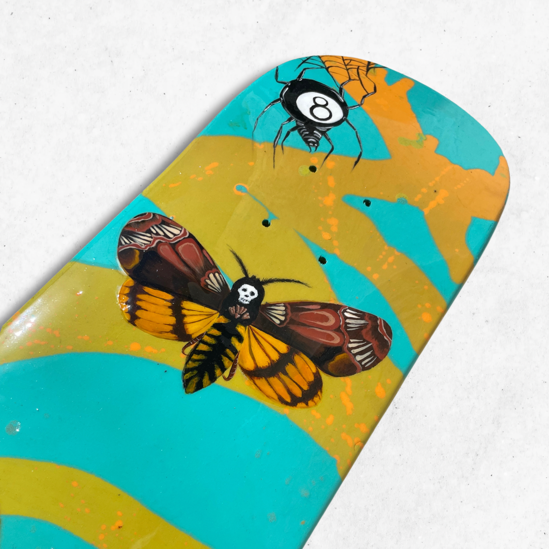 Death Moth Skateboard | Wall Art