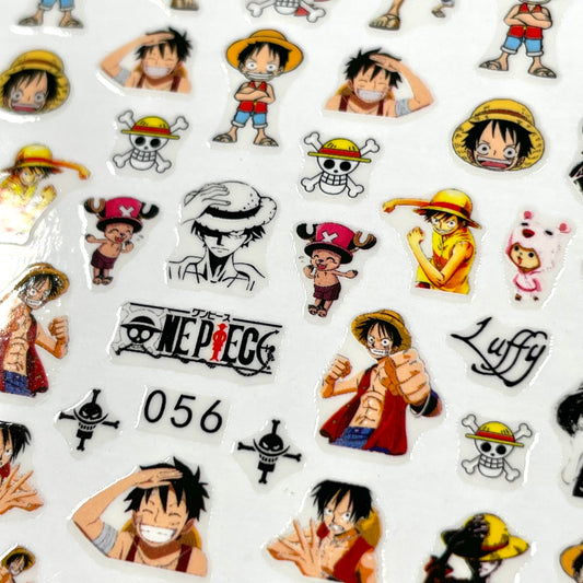 One Piece Nail Art Sticker Decals