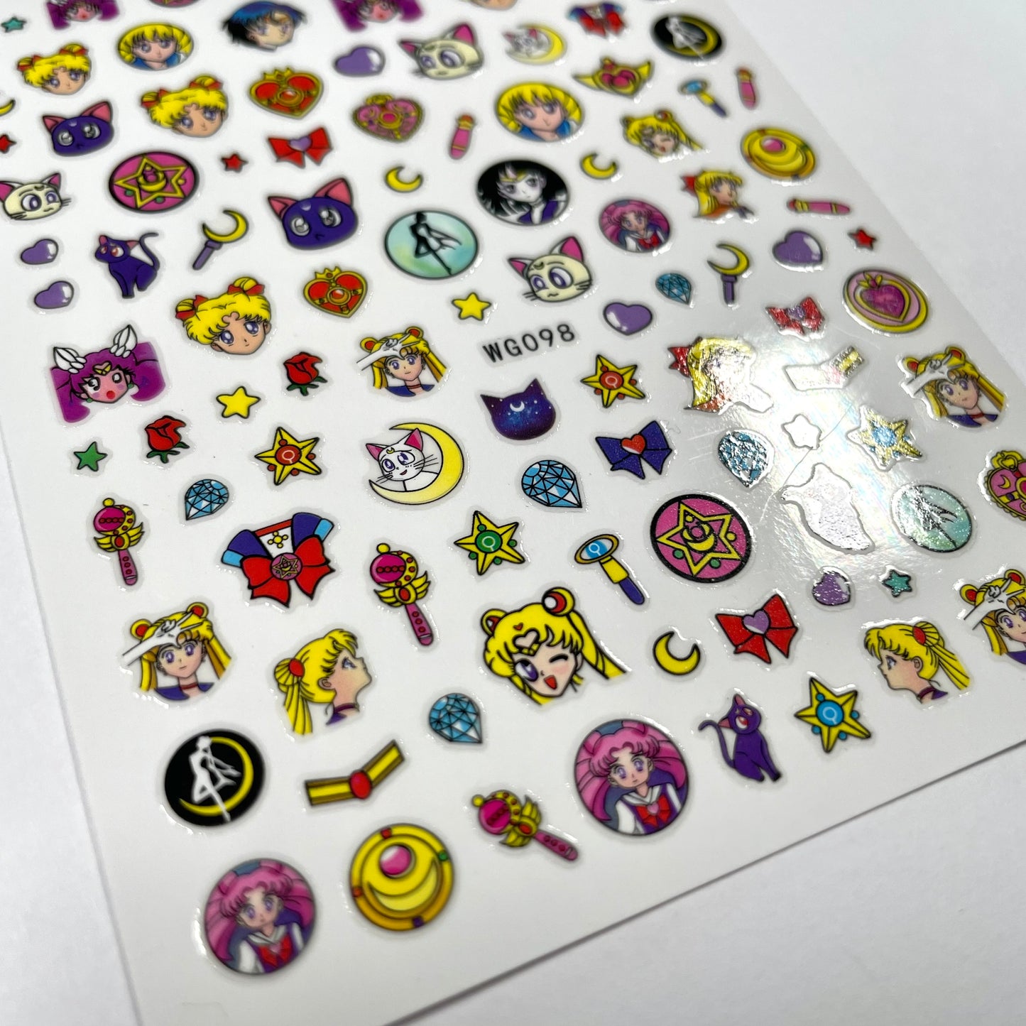 Sailor Moon Nail Art Sticker Decals